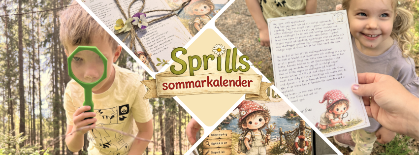 Sommarlovsaktiviteter för barn – 50 roliga idéer med Sprills Sommarkalender