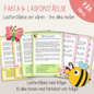 Läsförståelse vår – 10 texter med frågor i tre nivåer (arbetsblad för barn)