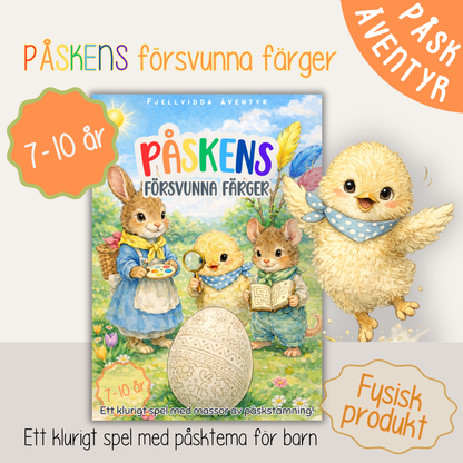 Tryckt produkt - Påskens försvunna färger – Påskäventyr och klurig äggjakt för barn (7–10 år)