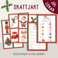 Skattjakt i juletid – utskrivbart material