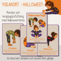 Yoga för barn – Halloweentema - 16 roliga yogakort att skriva ut