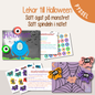 Halloweenlekar för barn – Sätt ögat på monstret & spindeln i nätet