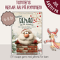 Utskrivbart juläventyr - Tomtens renar är på rymmen! Escape game för barn