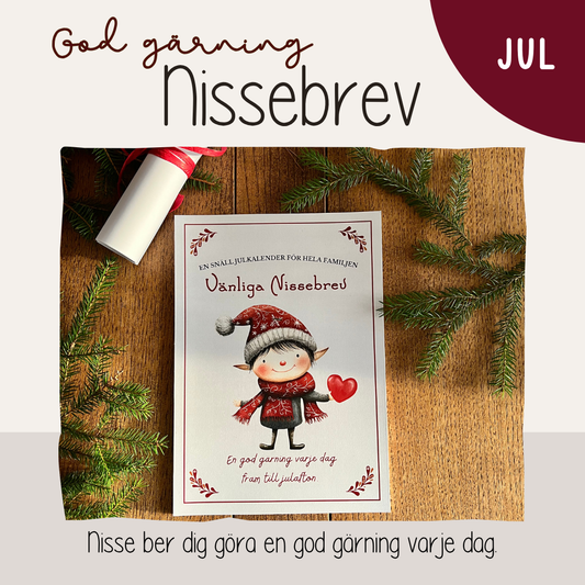 Nissebrev - Vänliga Nissebrev med en god gärning varje dag