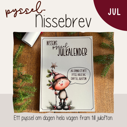 Nissebrev - Ett pyssel om dagen fram till jul