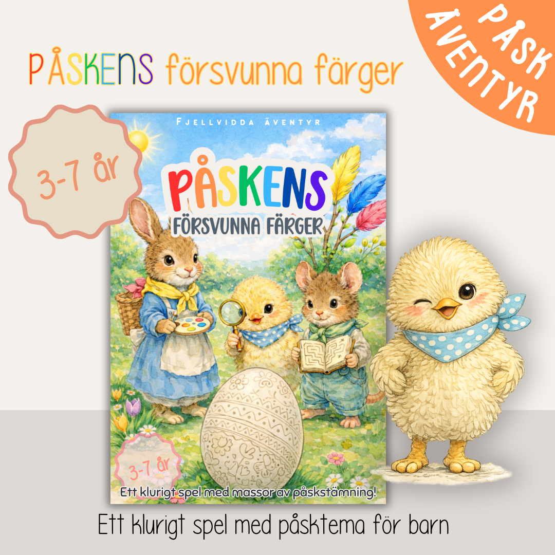 Påskens försvunna färger – Påskäventyr för barn (3–7 år)