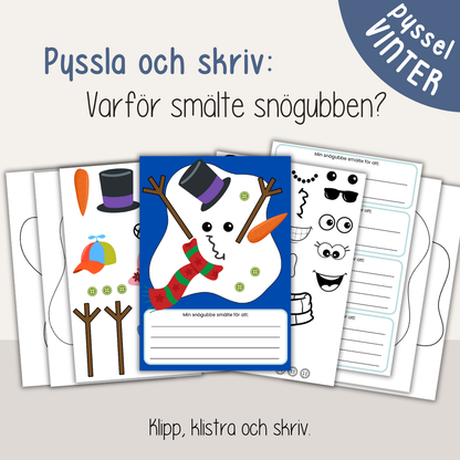 Vinterpyssel – den smälta snögubben