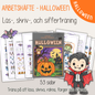 Halloweenpyssel och arbetsblad för barn – 54 sidor med bus och lärande