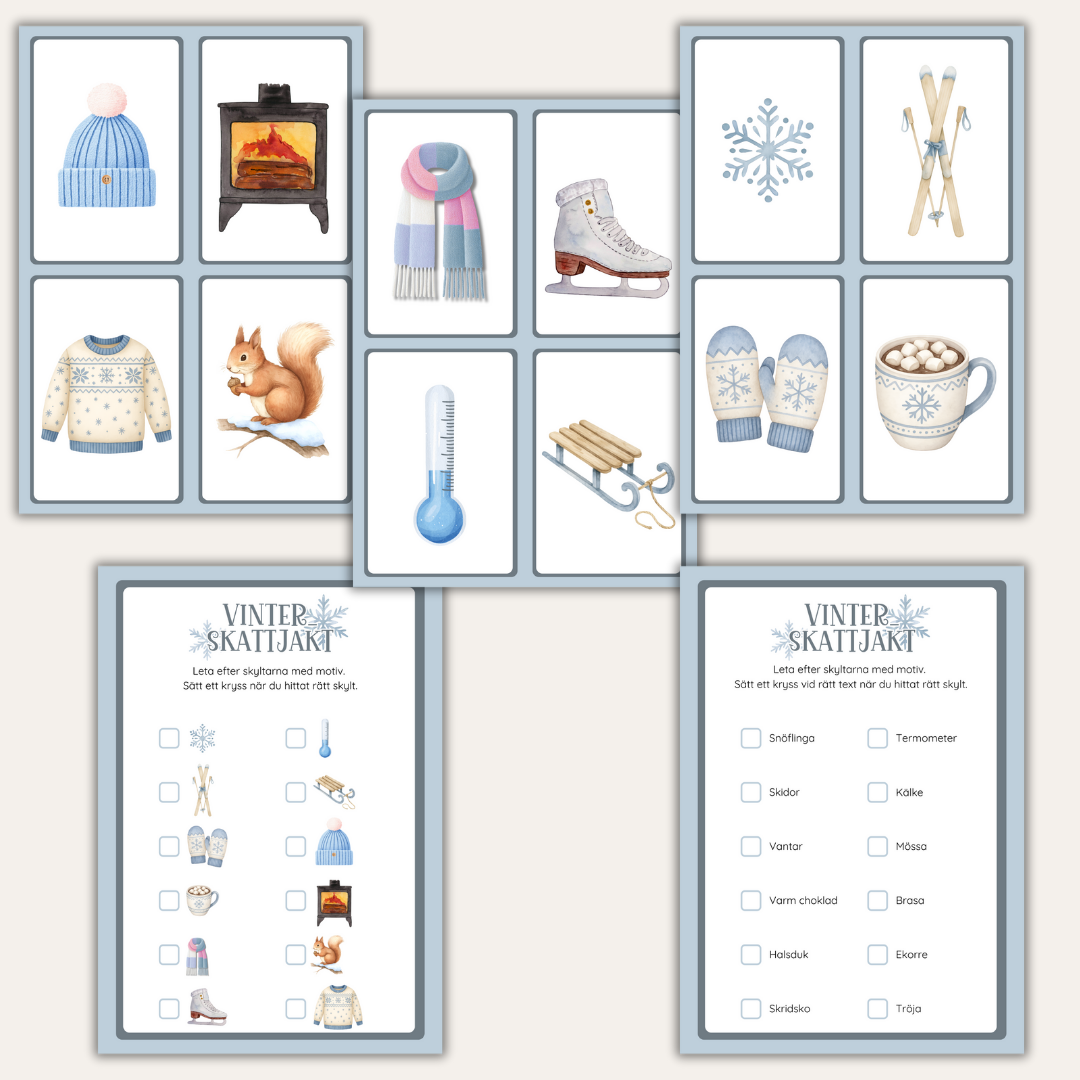 Skattjakt med vintertema – ett lekfullt äventyr