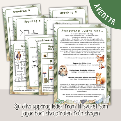 Det stora skogsäventyret - Ett Escape game för barn