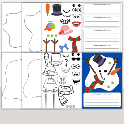 Vinterpyssel – den smälta snögubben