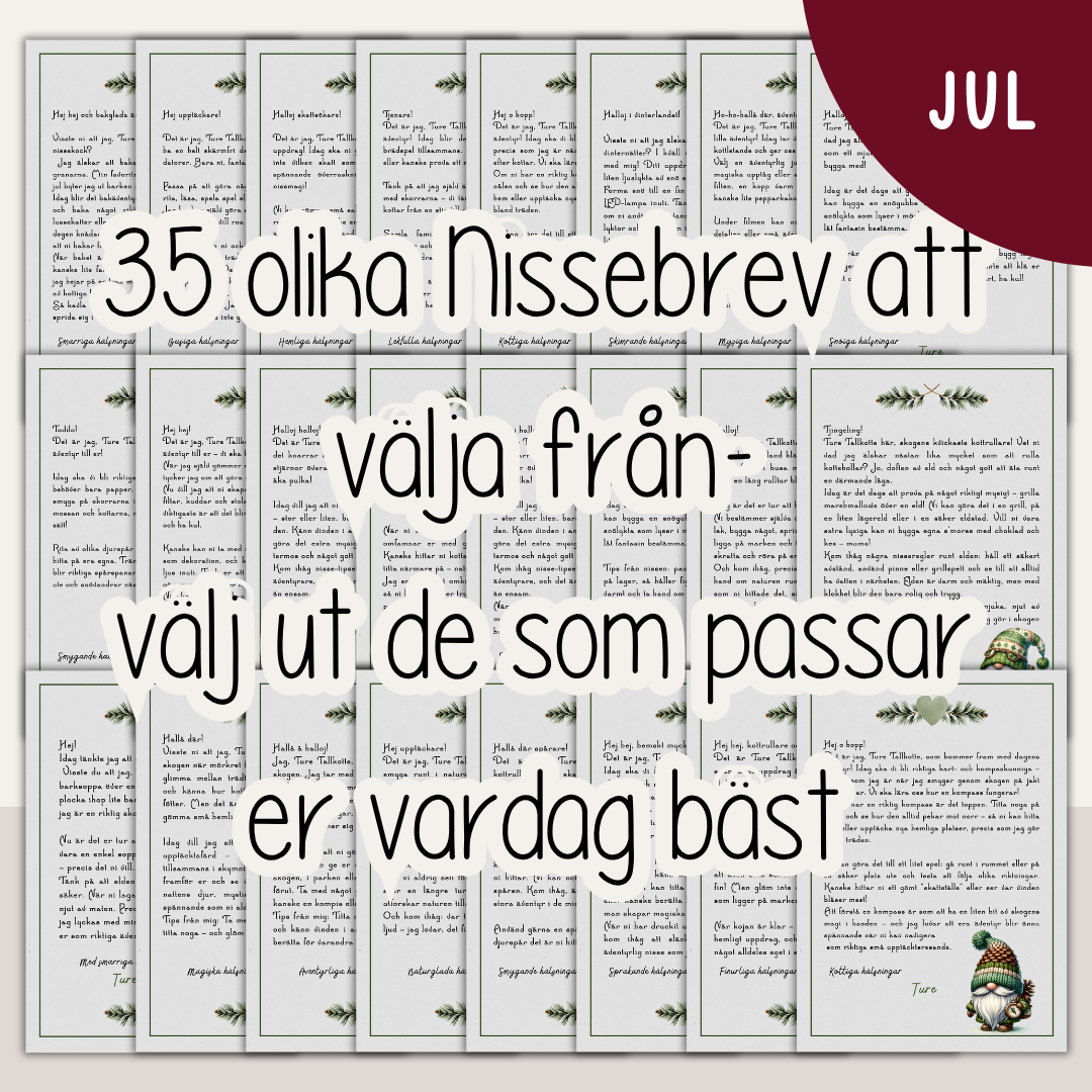 Nissebrev - Aktiviteter och äventyr varje dag i december