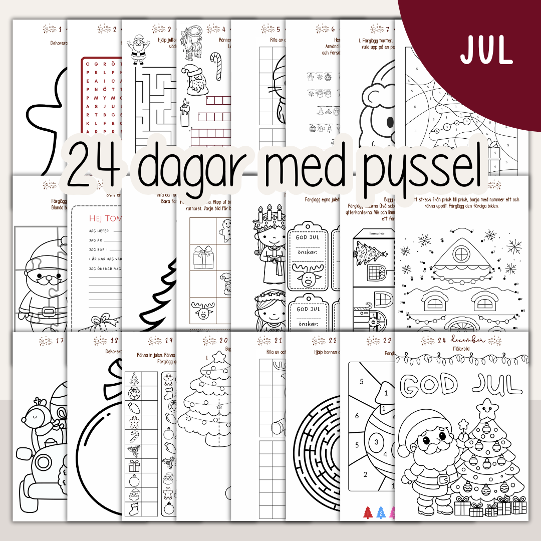 Nissebrev - Ett pyssel om dagen fram till jul