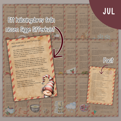 Nissebrev – Mattekluringar med Sigge Sifferkvist | Julkalender i Tomteland