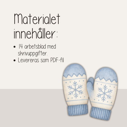 Vinter – skrivuppgifter med vintertema