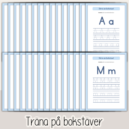 Vintertema – roliga och pedagogiska arbetsblad för barn (53 sidor)