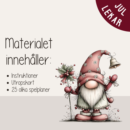 Utskrivbart julbingo – skärmfria stunder fyllda med skratt