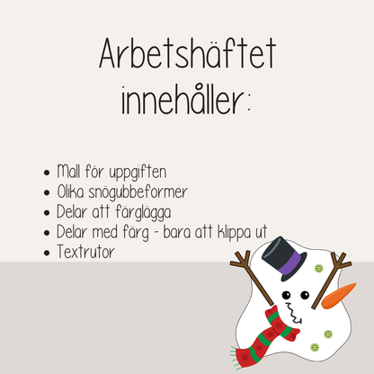 Vinterpyssel – den smälta snögubben