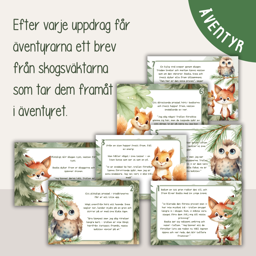 Det stora skogsäventyret - Ett Escape game för barn