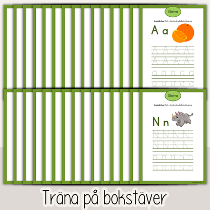 Småkryp & insekter – 53 arbetsblad för barn | läsa, skriva, räkna (förskola & förskoleklass)