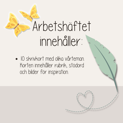 Skriv en vårberättelse – 10 skrivkort med inspiration för kreativt skrivande