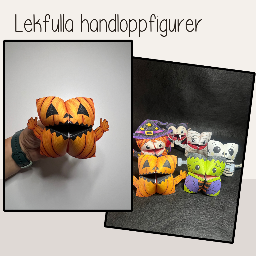 Halloweenpyssel för barn – skapa egna Halloweenloppor