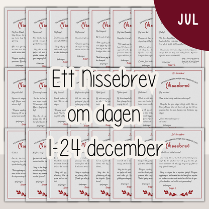 Nissebrev - Vänliga Nissebrev med en god gärning varje dag