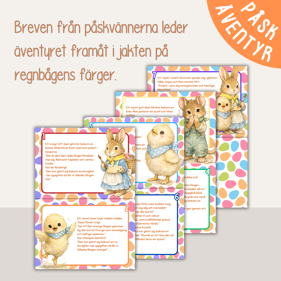 Påskens försvunna färger – Påskäventyr för barn (3–7 år)