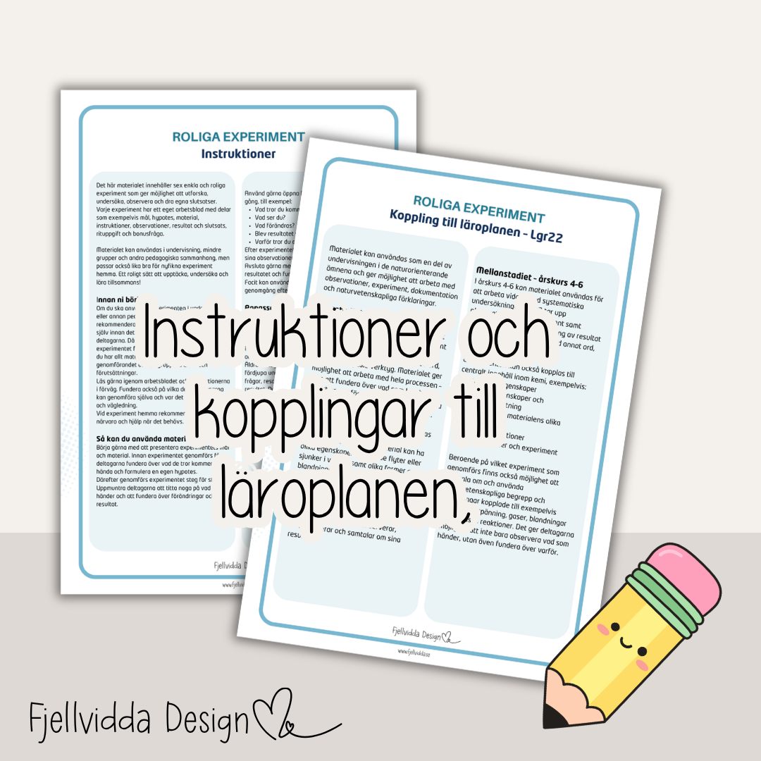 Roliga experiment för barn – 6 enkla experiment att göra hemma