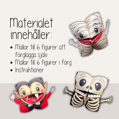 Halloweenpyssel för barn – skapa egna Halloweenloppor