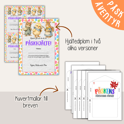 Påskens försvunna färger – Påskäventyr och klurig äggjakt för barn (7–10 år)