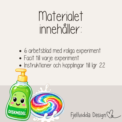 Roliga experiment för barn – 6 enkla experiment att göra hemma