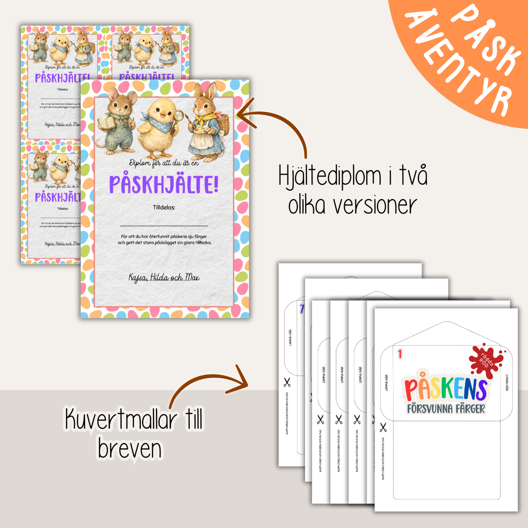 Påskens försvunna färger – Påskäventyr för barn (3–7 år)