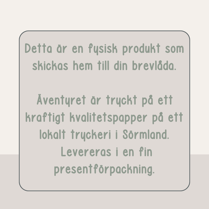 Halloweenäventyr 7-10 år - Äventyret med den hemliga Spökboken - Mysterium - Escape game för barn - Fysisk produkt